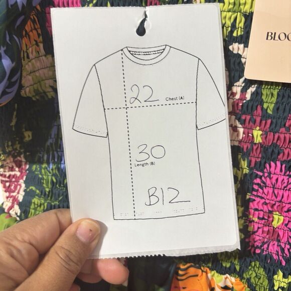 BLOOMCHIC Floral Dress Size US 22-24 UK 26-28 EU 52-54 EEUC Smocked Multicolor - Picture 8 of 8